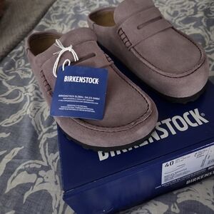 Birkenstock Naples Clog Faded Purple